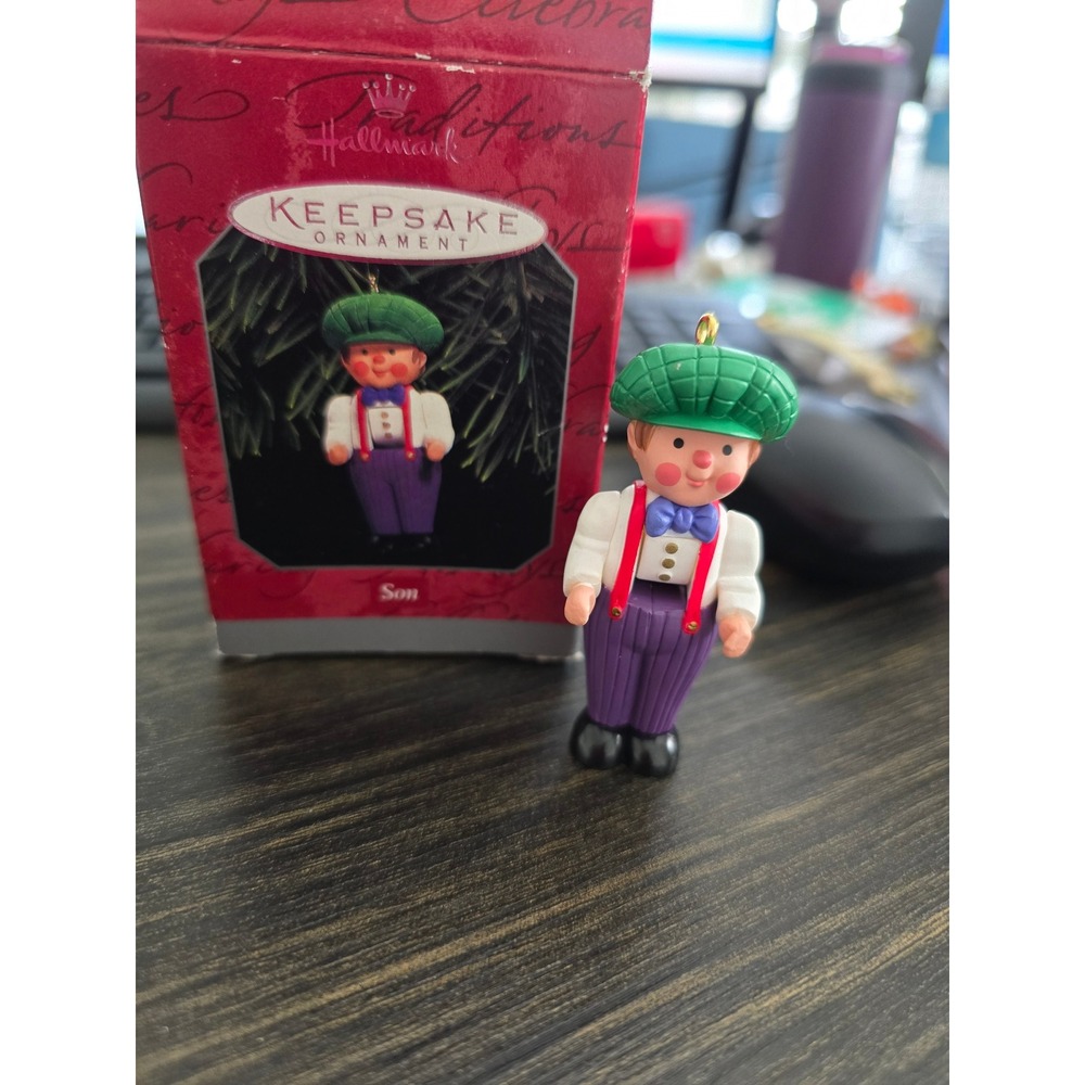 Hallmark Keepsake Ornament 1998 Son Holiday Traditions Nina Aube Vintage Boxed